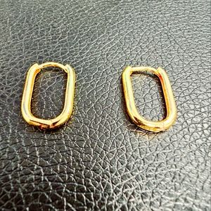 Paperclip Hoop earrings